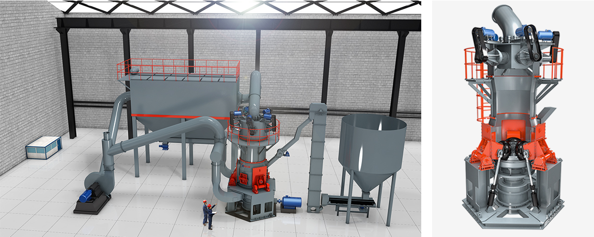 HLMX火山石粉粉磨系統系統 HLMX火山石粉粉磨系統系統